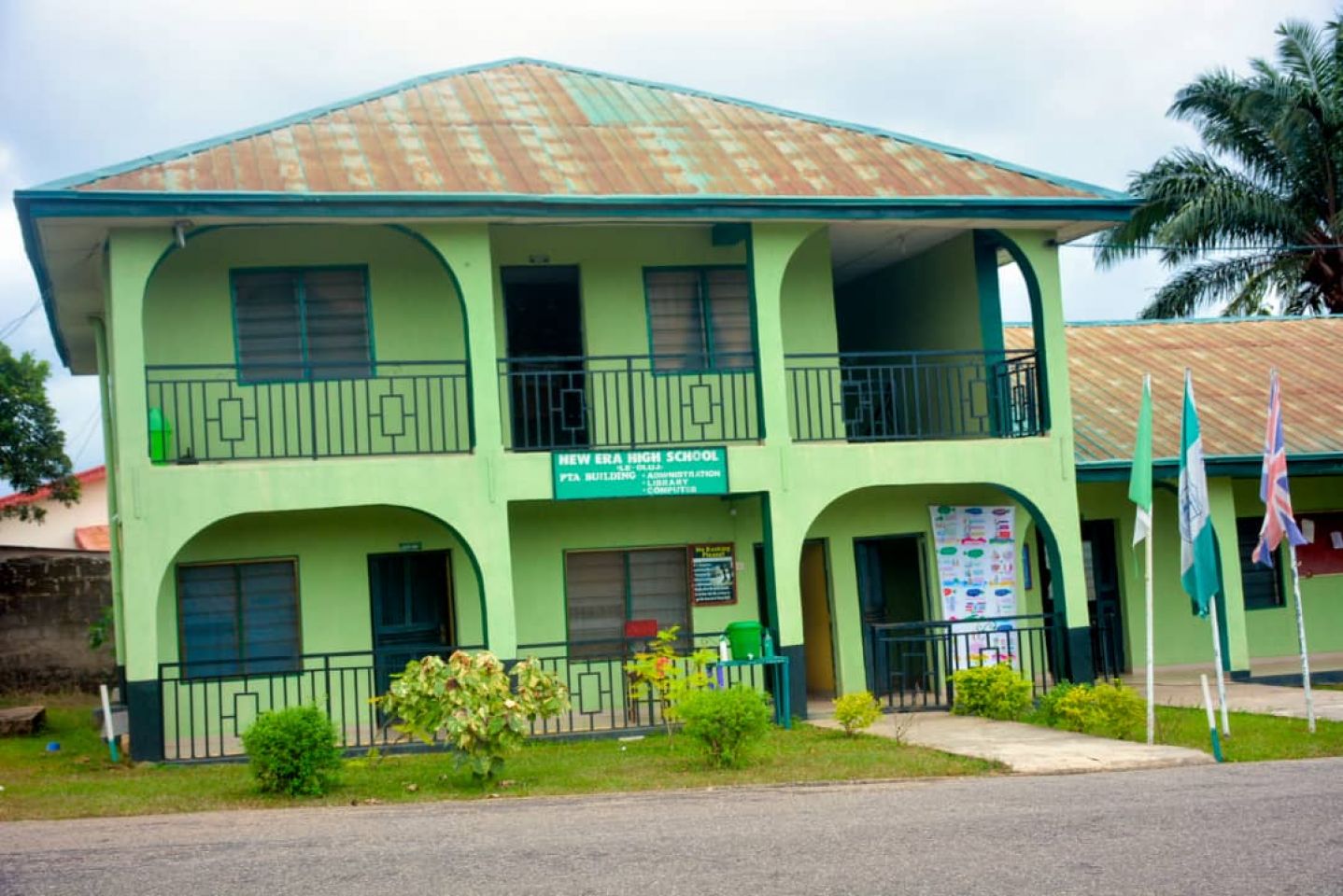 FRONT VIEW OF THE ADMIN BLOCK